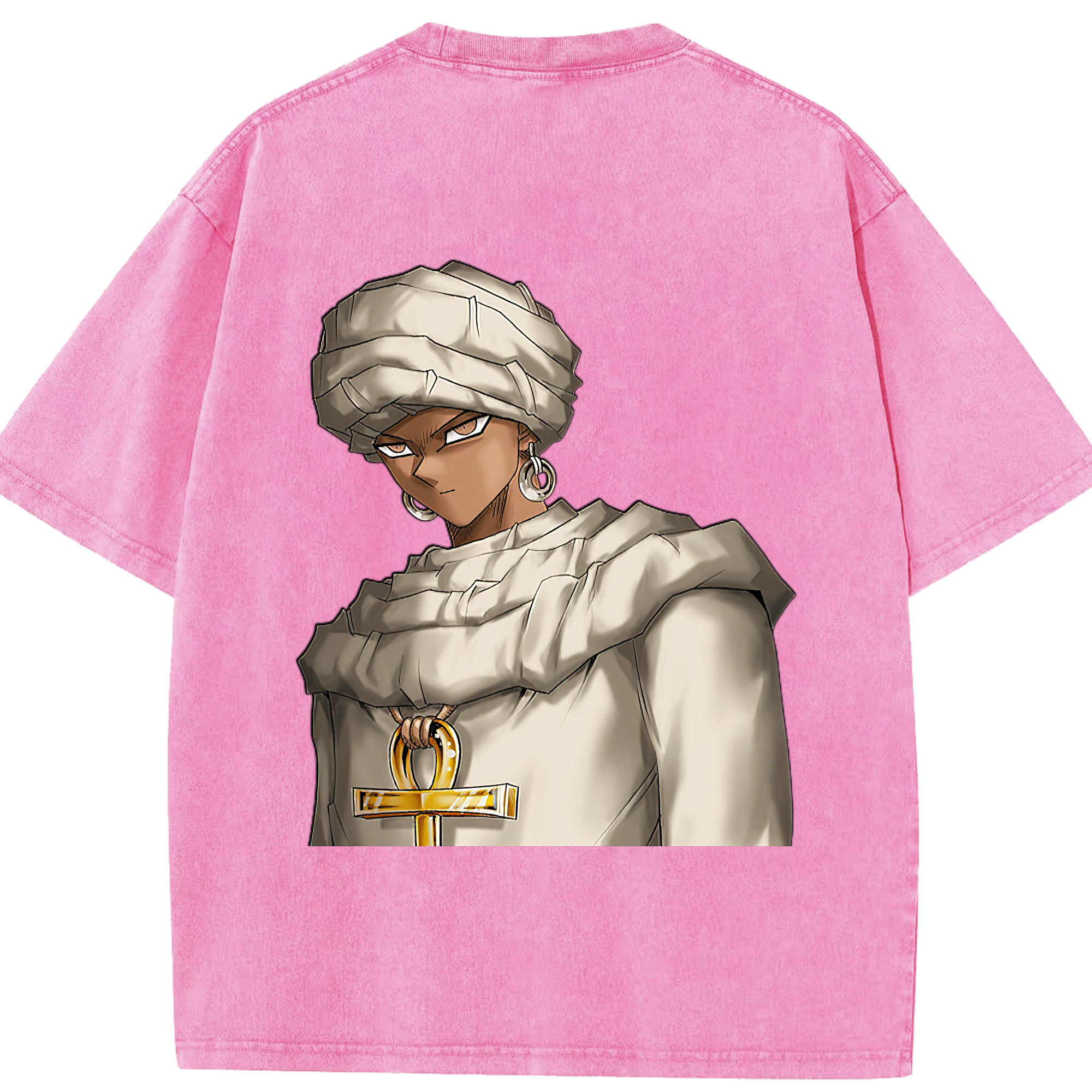 （画像用） 遊☆戯☆王 Yu-Gi-Oh! 綿100% ヴィンテージ風 半袖Tシャツ（背面プリント）